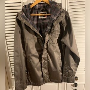 NWOT Quicksilver Mens Polyester Jacket size M colour green